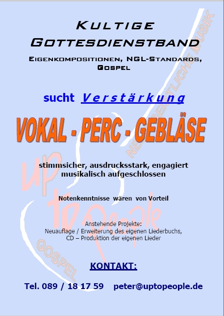 Verstrkung gesucht